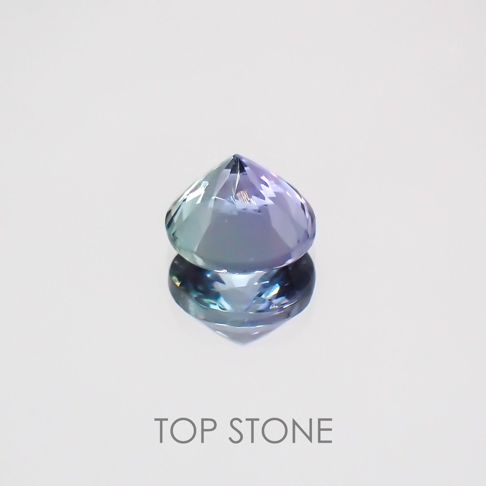 パーティーカラータンザナイト タンザニア産 ルース 0.89ct[210210051]5.9×5.9mm前後