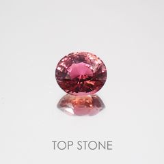 ピンクトルマリン パパラチャカラー ルワンダ産 ルース 1.99ct[21029983]8.2×7.2mm前後