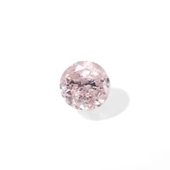 ピンクダイヤモンド(宝石名ダイアモンド I-2/LIGHT PINK) 0.072ct ソ付(CGL)[230321209]2.52x2.56mm前後
