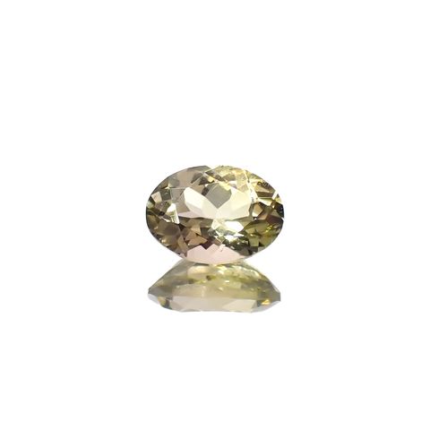 イエロートルマリン ブラジル産 0.72ct[240929020]6.7x4.9mm前後