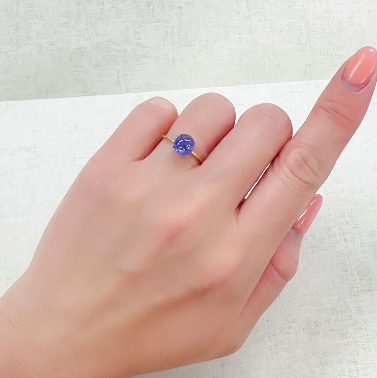 タンザナイト タンザニア産 1.34ct[230220793]6.8x6.7mm前後