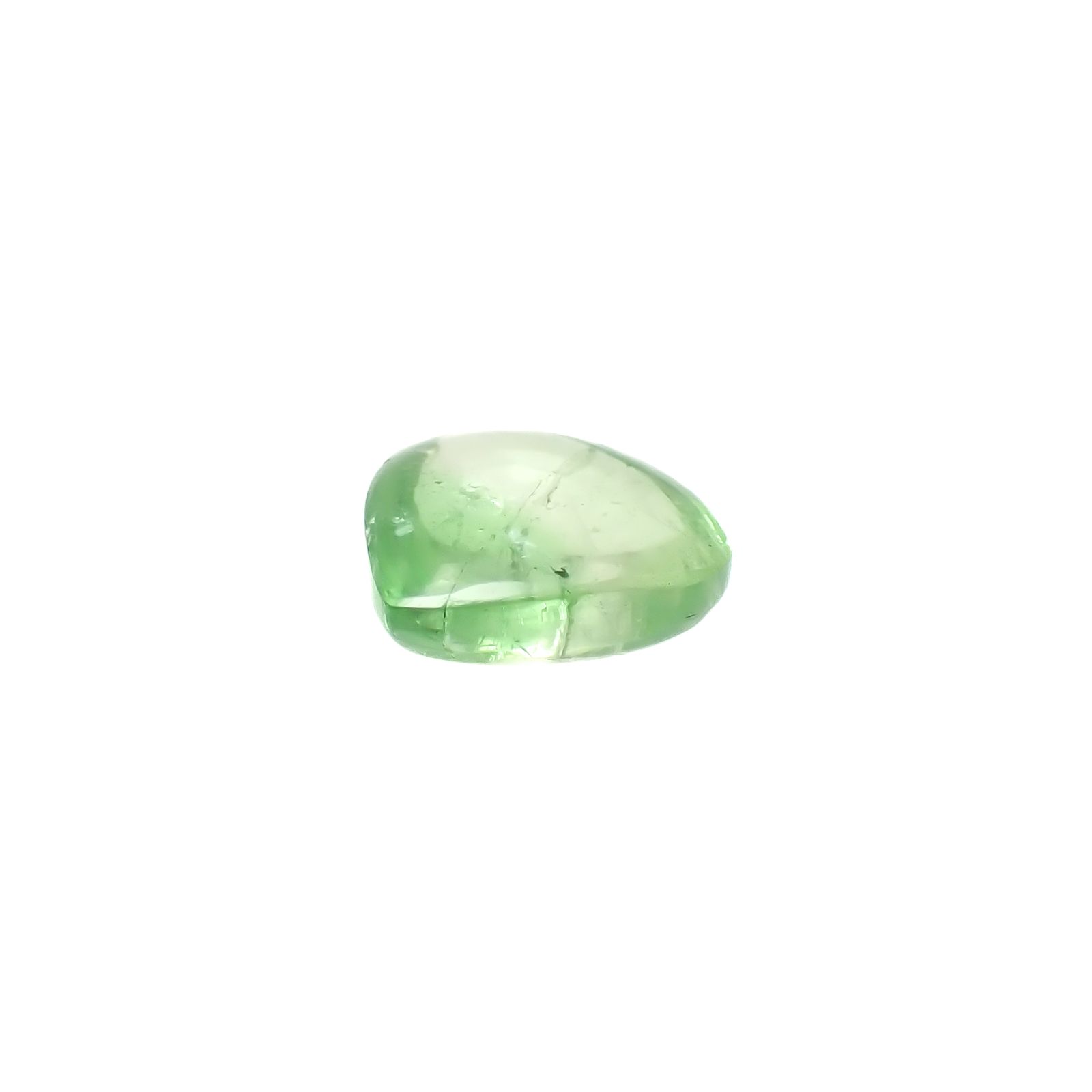 バイカラーツァボライト(宝石名グリーン グロッシュラー・ガーネット)タンザニア産 1.73ct 識別済[240928890]7.5x7.7mm前後