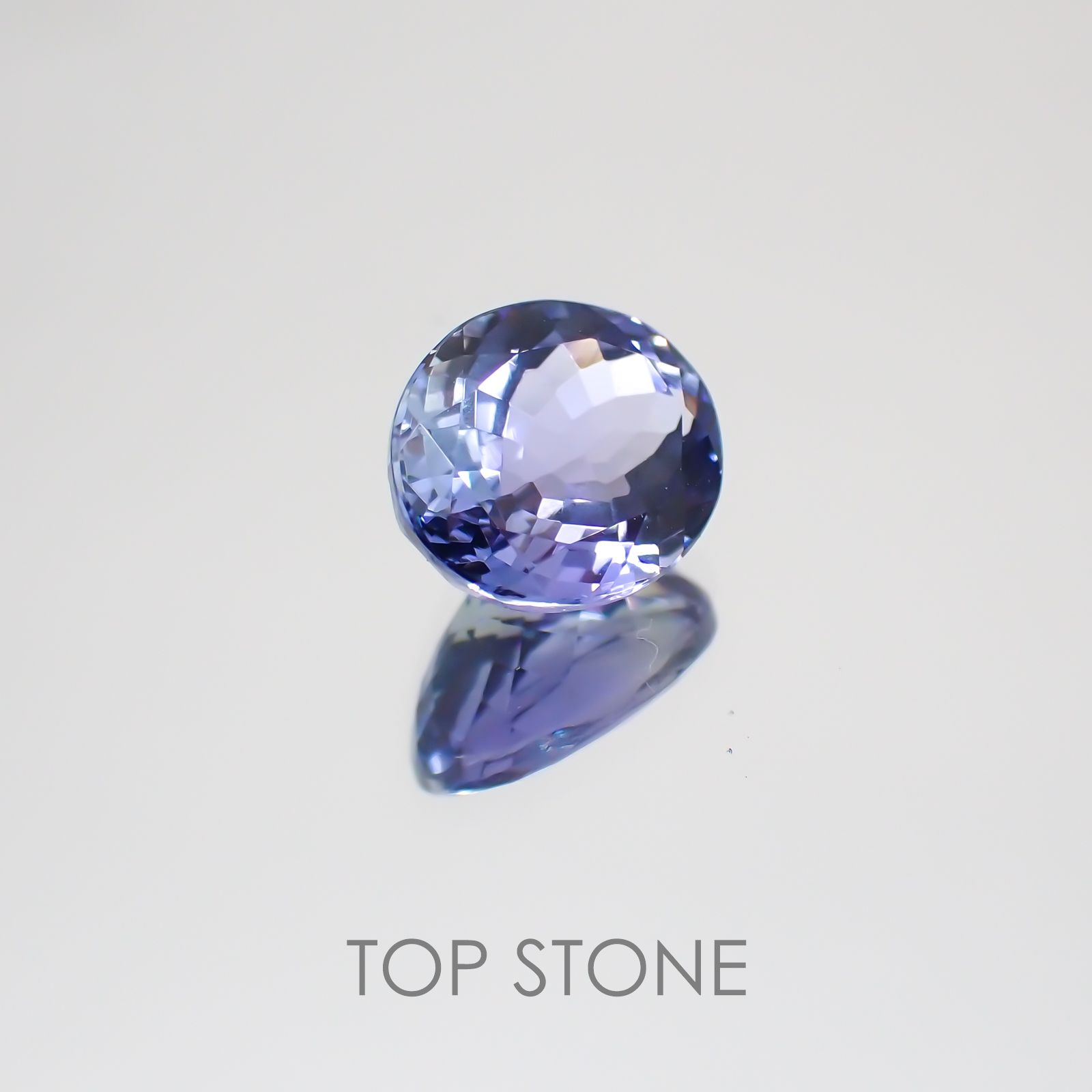 パーティーカラータンザナイト(ゾイサイト) タンザニア産 ルース 1.94ct[21019453]8.5×7mm前後