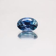 モンタナサファイア アメリカ産 ルース 0.77ct[21019463]6.4×4.4mm前後