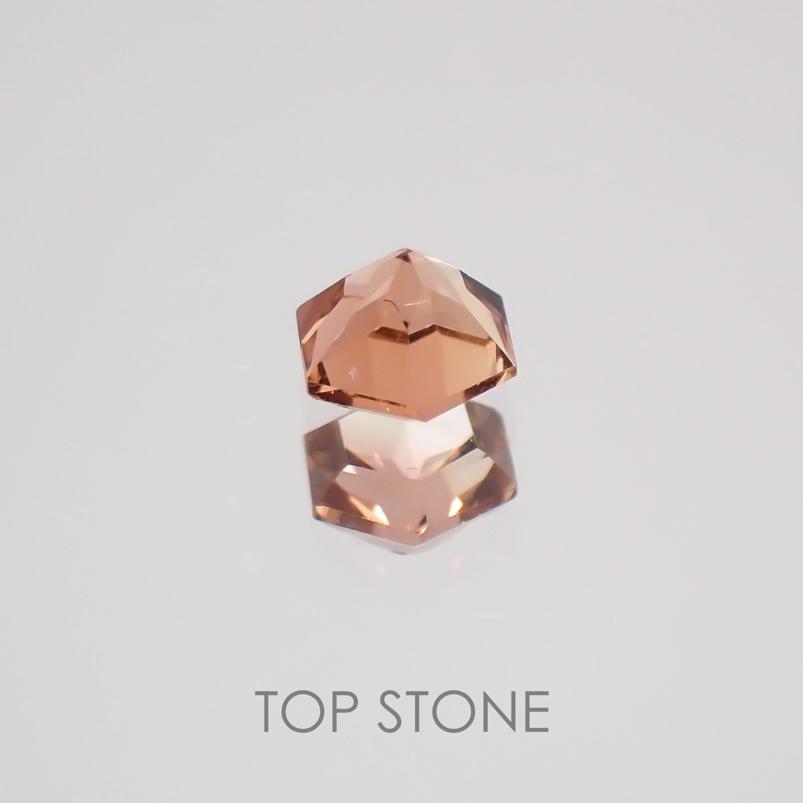 ◇ヘキサゴンカット◇バイカラートルマリンSA ブラジル・アフリカ産 ルース 0.15ct[21019151]3.1×3.1mm前後