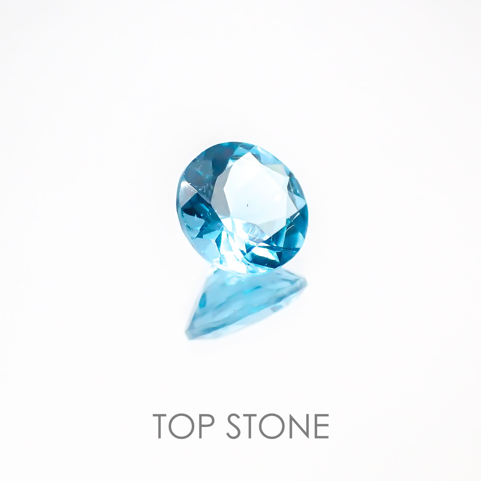 アパタイト(宝石名アパタイト) ブラジル産 0.76ct 識別済[20127947]6×6mm前後