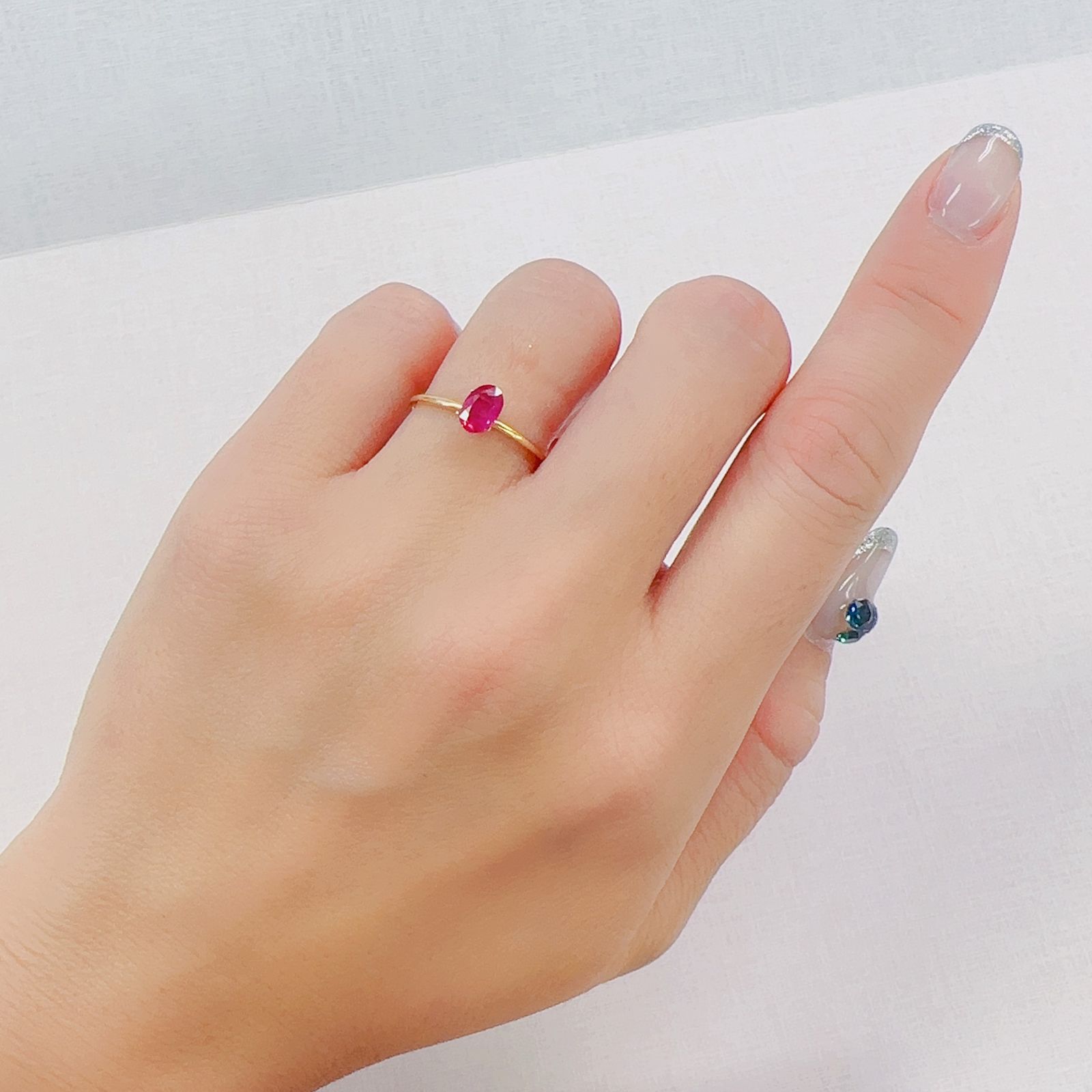 ルビー ビルマ産 0.46ct[230622347]6x4mm前後