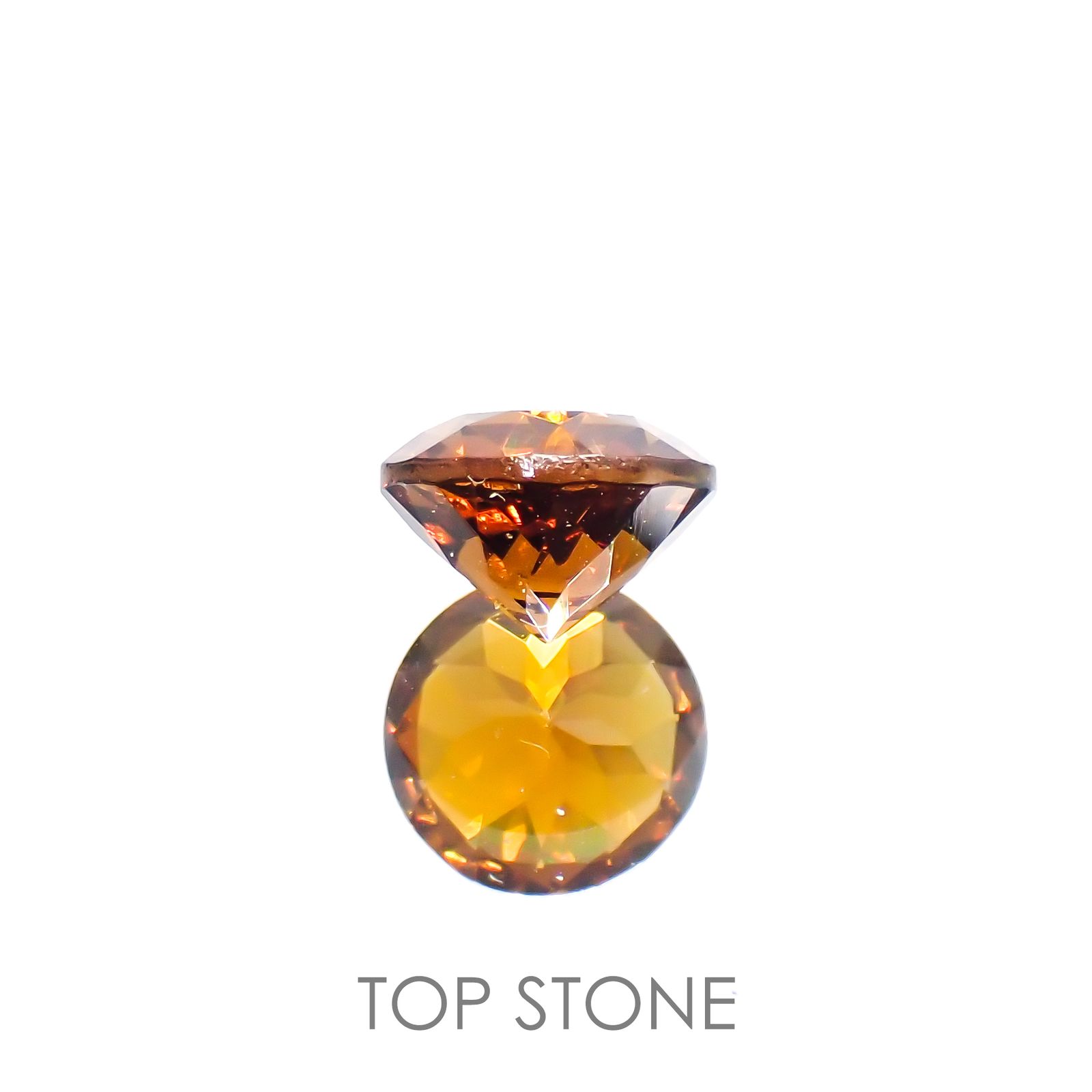 グロッシュラーアンドラダイトガーネット(宝石名グロッシュラー/アンドラダイト・ガーネット)ナミビア産 1.67ct 識別済[220114314]6.9x6.9mm前後