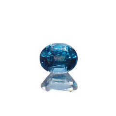 オーシャンブルーカイヤナイト(宝石名カイヤナイト)インド・オリッサ州産 0.54ct 識別済[240929160]5.1x4.1mm前後