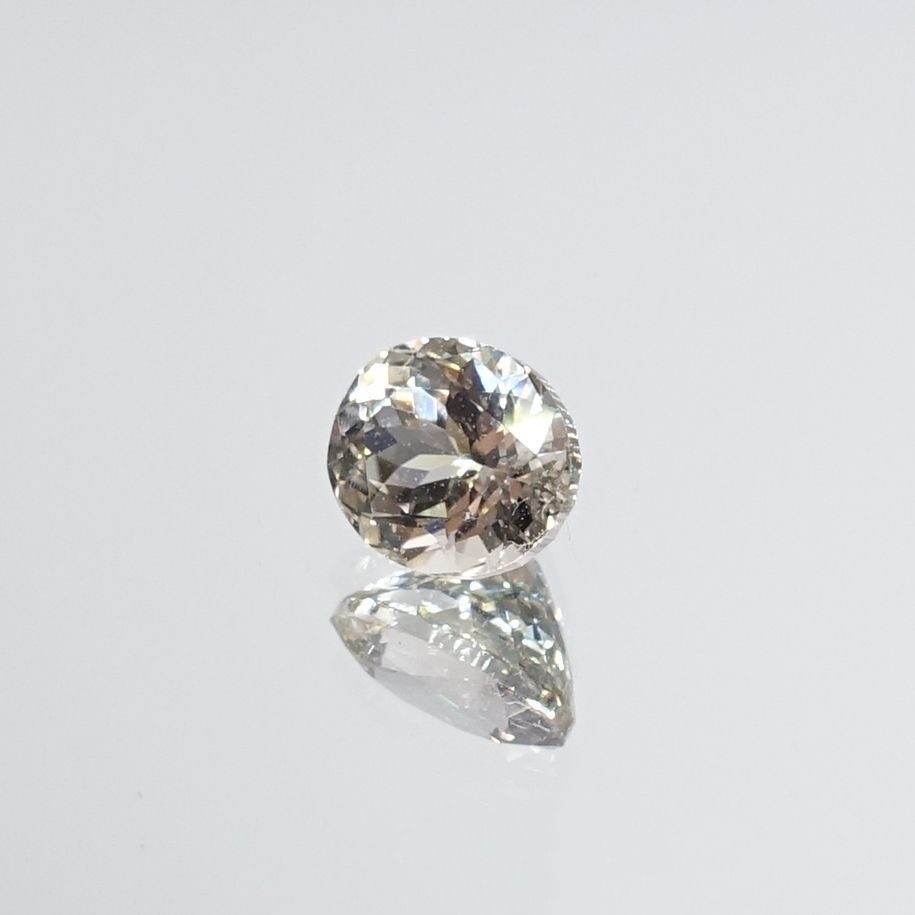 ゾイサイト 非加熱(宝石名ゾイサイト)タンザニア産 0.846ct ソ付(彩珠)[221018875]6.1x5.1mm前後