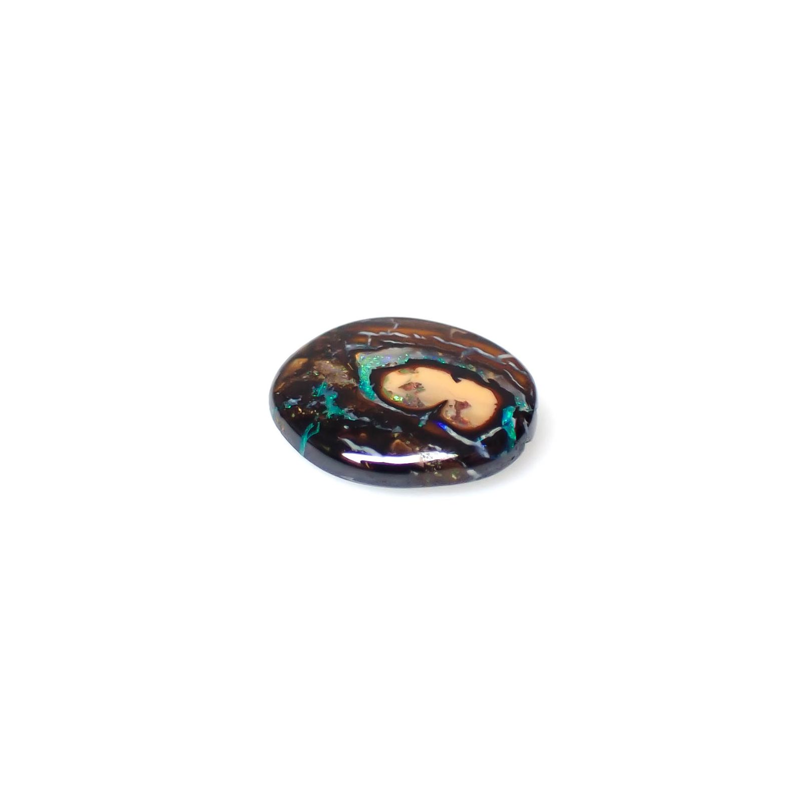 ボルダーオパール オーストラリア産 1.90ct [250330122]10.6x9.2mm前後