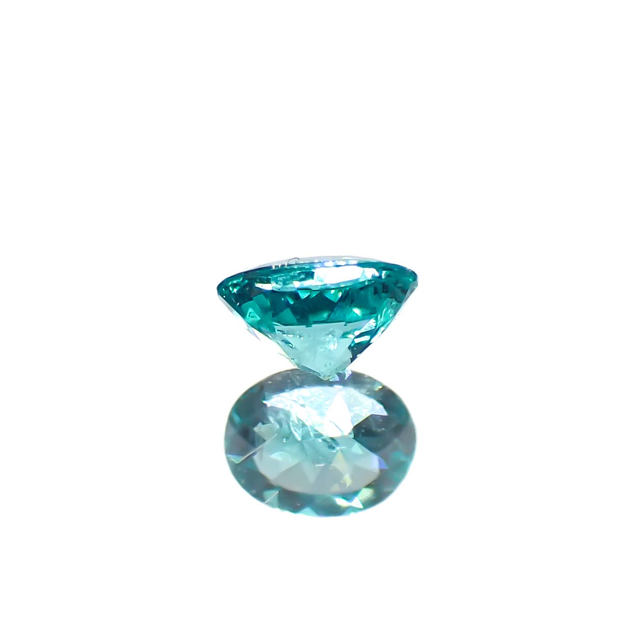パライバトルマリン ブラジル・ムルング鉱山産 0.071ct[240928800]3x2.3mm前後