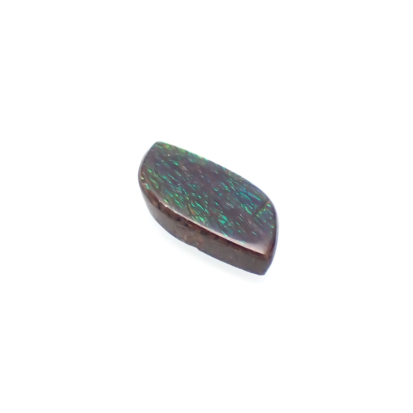 ◇フリーフォーム◇アンモライト トリプレット カナダ産 1.73ct[230823121]12.3x6.6mm前後