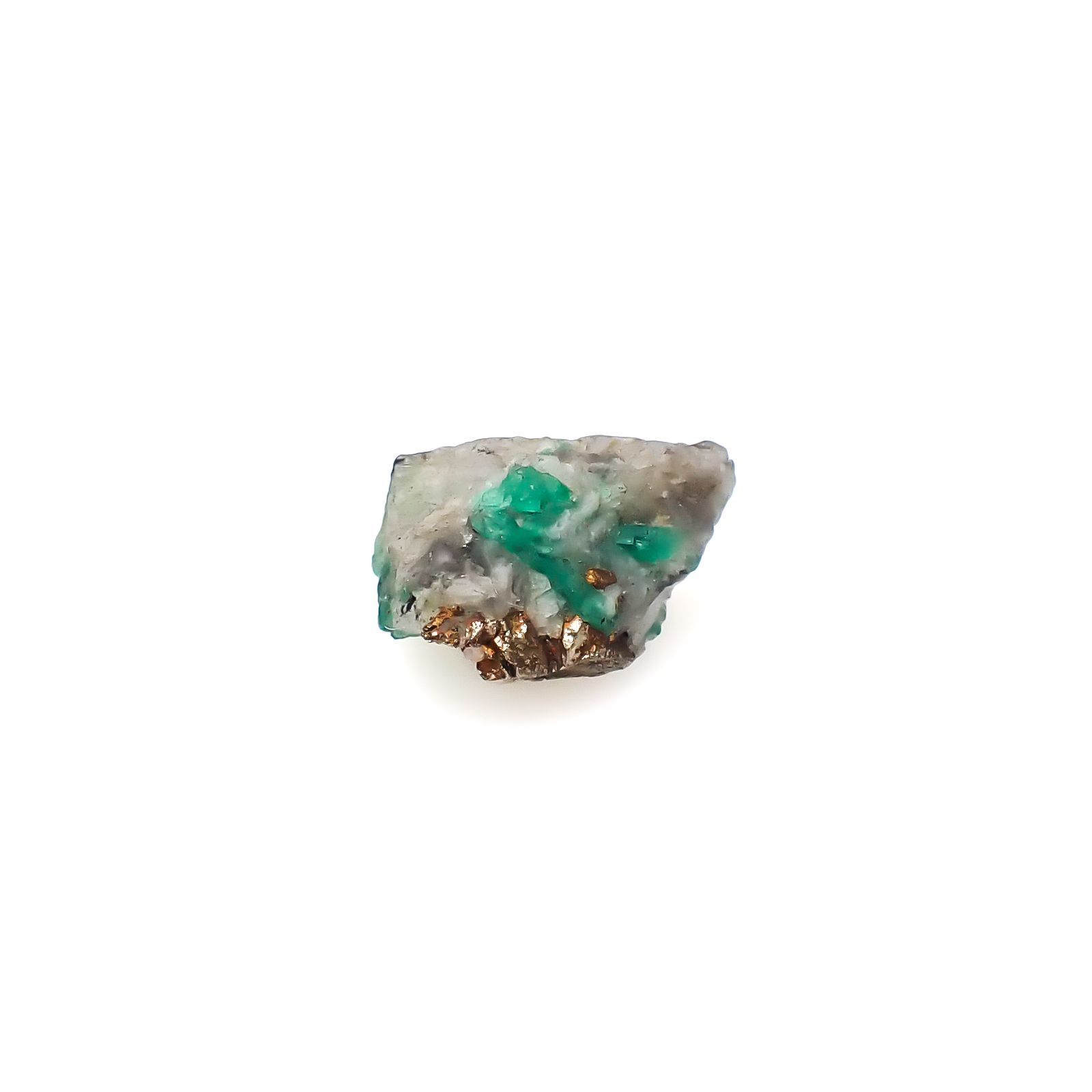 エメラルド 原石 コロンビア産 7.90ct[240427245]15x11.7mm前後