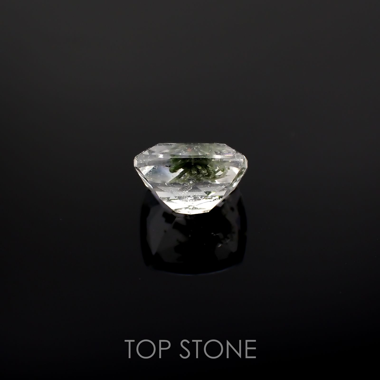 ヘデンベルジャイトインクォーツ インドネシア産 1.28ct[220917832]7.1x6.2mm前後 | TOP STONE(トップストーン)