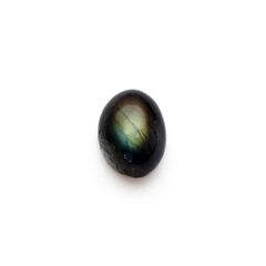 ゴールドシーンアンデシン(宝石名アンデシン)インド産 1.52ct 識別済[250918095]7.8x5.9mm前後