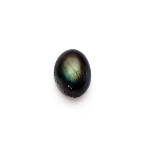 ゴールドシーンアンデシン(宝石名アンデシン)インド産 1.52ct 識別済[250918095]7.8x5.9mm前後