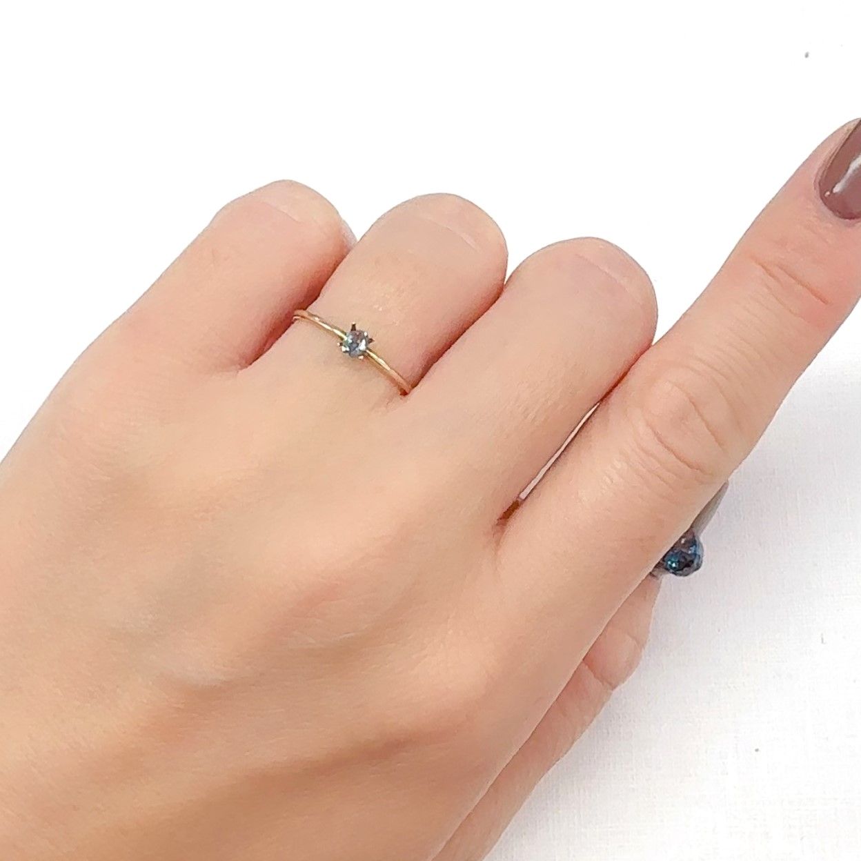 アレキサンドライト ブラジル産/EmeraldMains社製 0.11ct[240527589]3.6x2.6mm前後