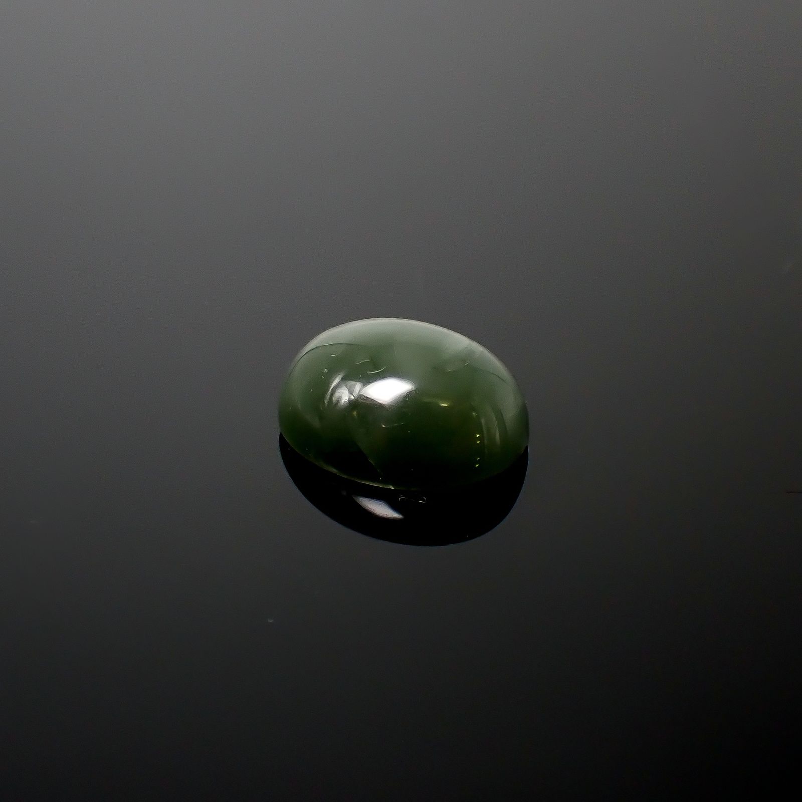 グリーンアパタイトキャッツアイ ブラジル産 9.78ct[240427182]14.8x11.6mm前後