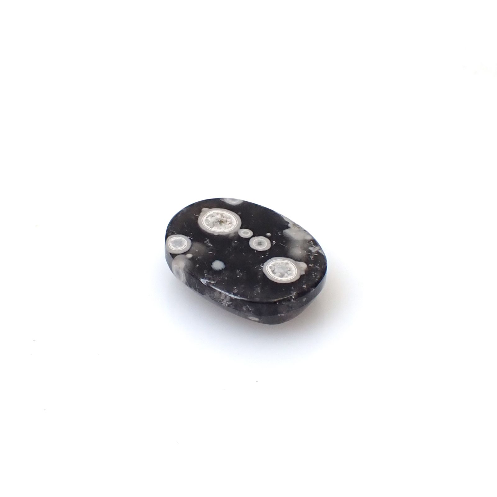 コスミックオブシディアン イタリア産 4.53ct [250730671]13.8x10.5mm前後