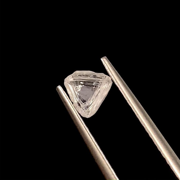 マクルダイヤモンド(宝石名ダイアモンド)カナダ産 0.41ct 識別済  