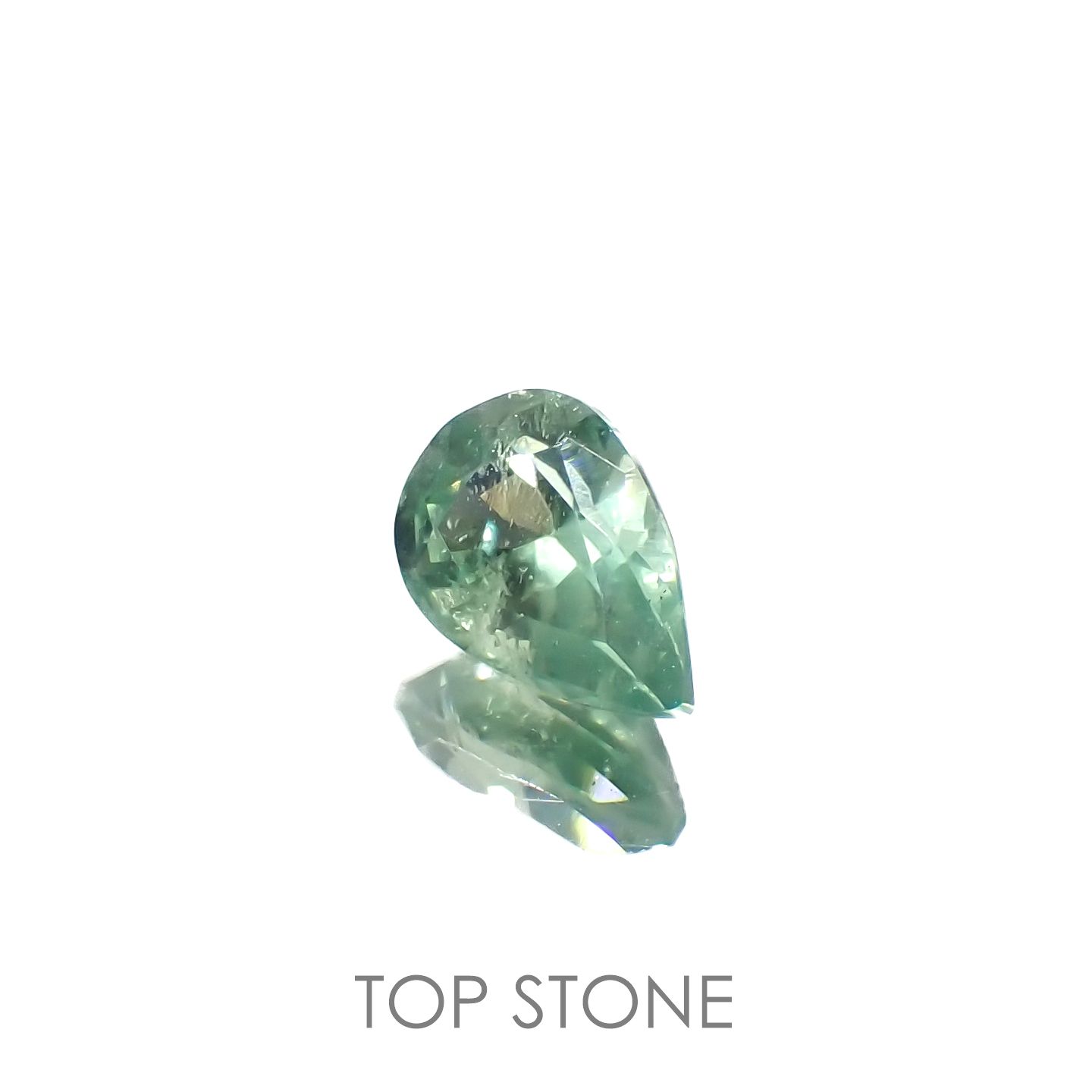 グリーンカイヤナイト タンザニア産 0.56ct[230220573]6.1x4.1mm前後