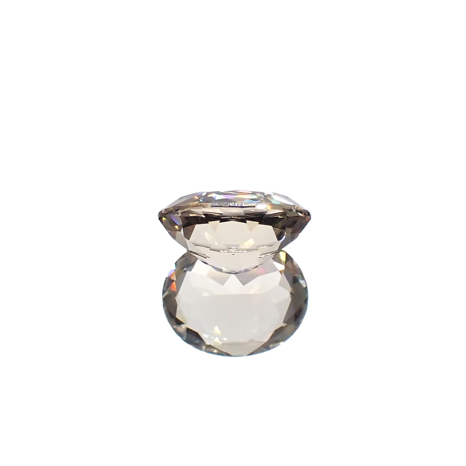 含バリウム・サニディン(宝石名サニディン)ドイツ産 2.62ct 識別済[231224978]10.6x8.6mm前後