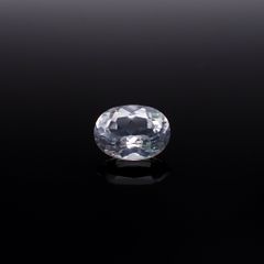 シルバーアパタイト フルオレッセンス アフリカ産 識別済 1.88ct / 9x6.6mm前後 [260632510]
