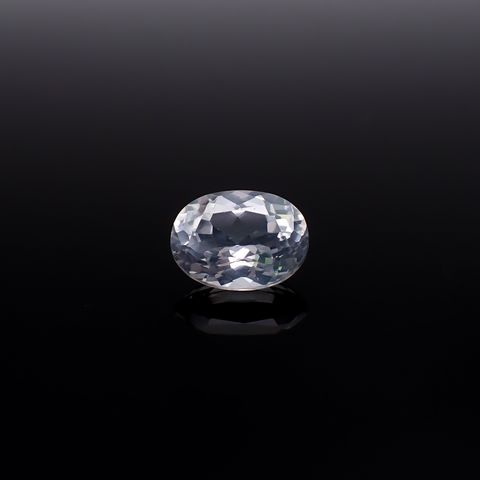 シルバーアパタイト フルオレッセンス アフリカ産 識別済 1.88ct / 9x6.6mm前後 [260632510]