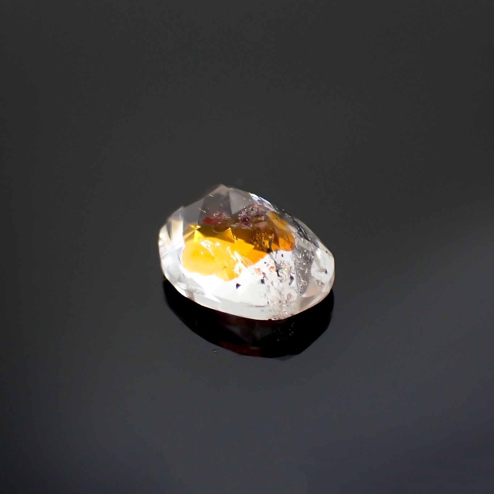 オーロラクォーツ ブラジル・ミナスジェライス産 1.73ct[220114362]8.8x7mm前後