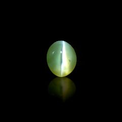 クリソベリルキャッツアイ(宝石名クリソベリル・キャッツアイ)スリランカ産 0.62ct 識別済[231225016]4.9x3.9mm前後