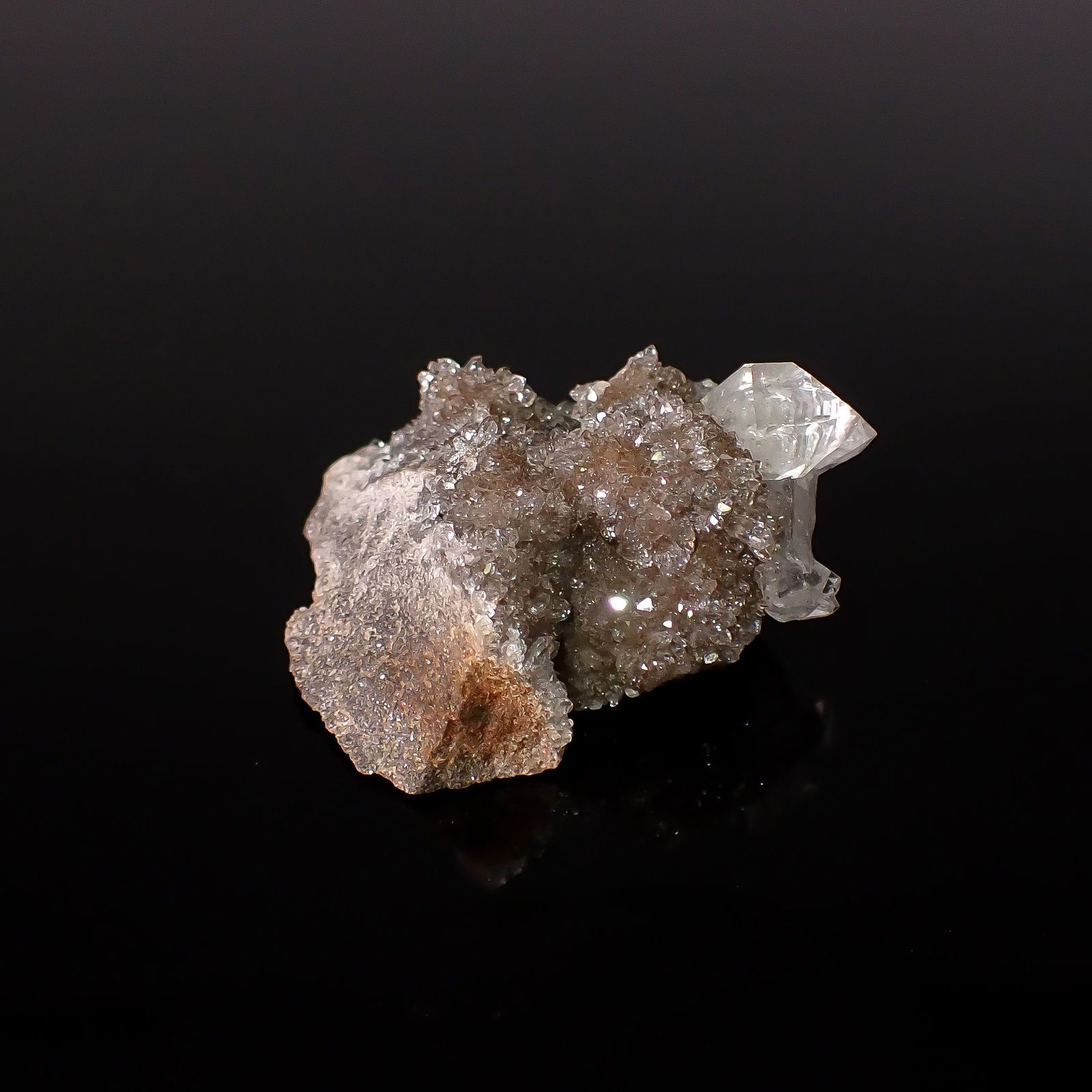ハーキマーダイヤモンド 原石 アメリカ・ニューヨーク州産 79.17ct / 37.5x30.9mm前後 [260231769]