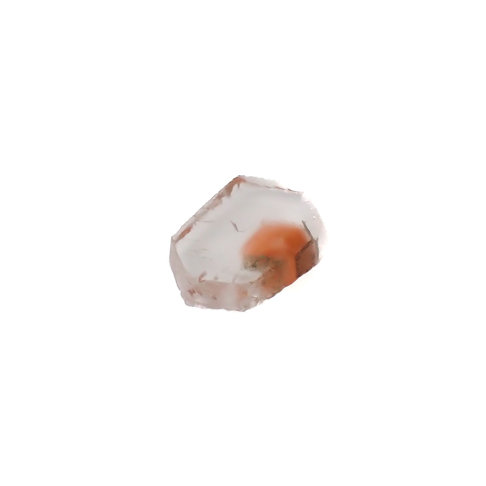 ファントムクォーツ 原石スライス ブラジル産 4.54ct[220716810]9.9x14.7mm前後