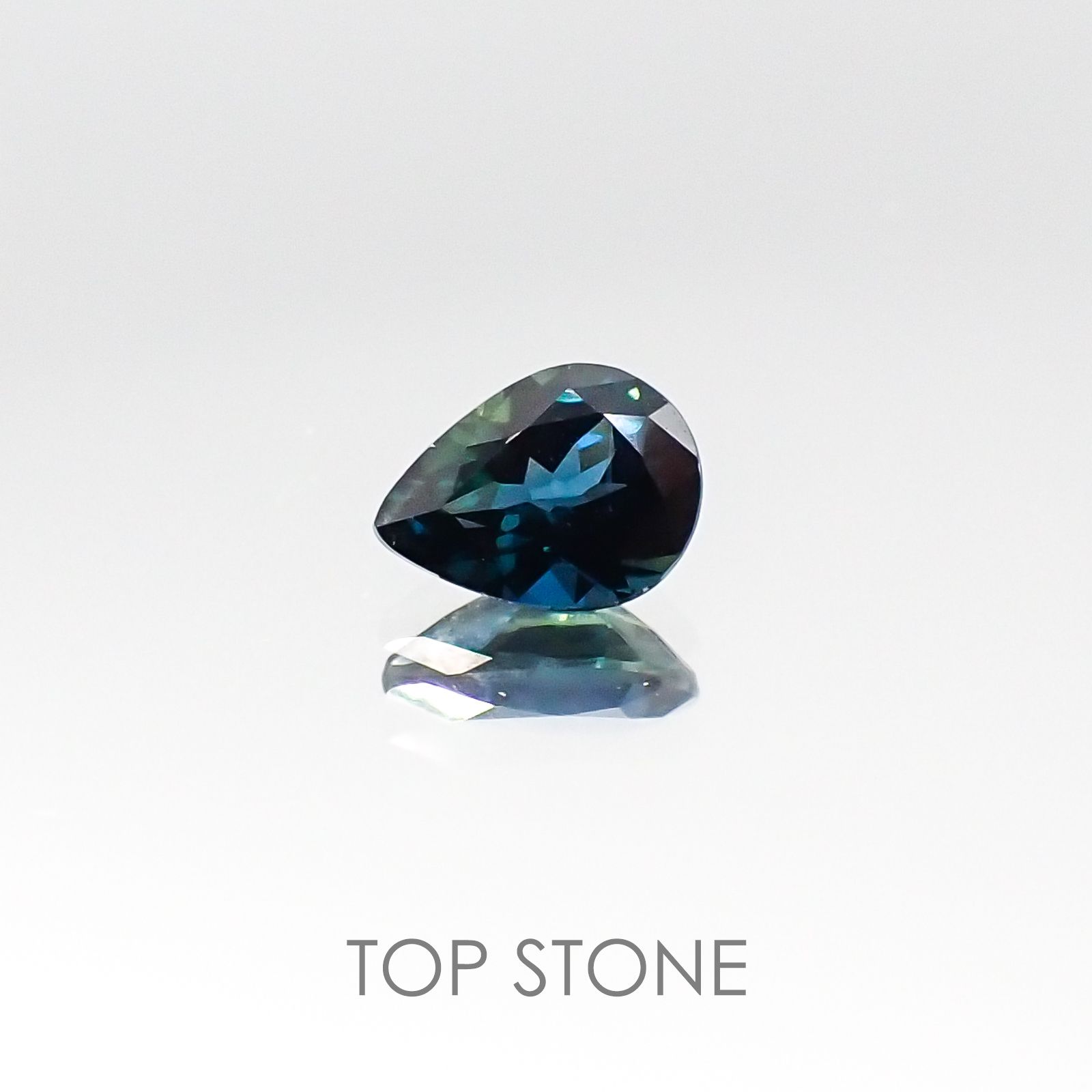 ゴールドシーンサファイア 非加熱 ケニア産 ルース 0.49ct[20085077]5.7×4.2mm前後