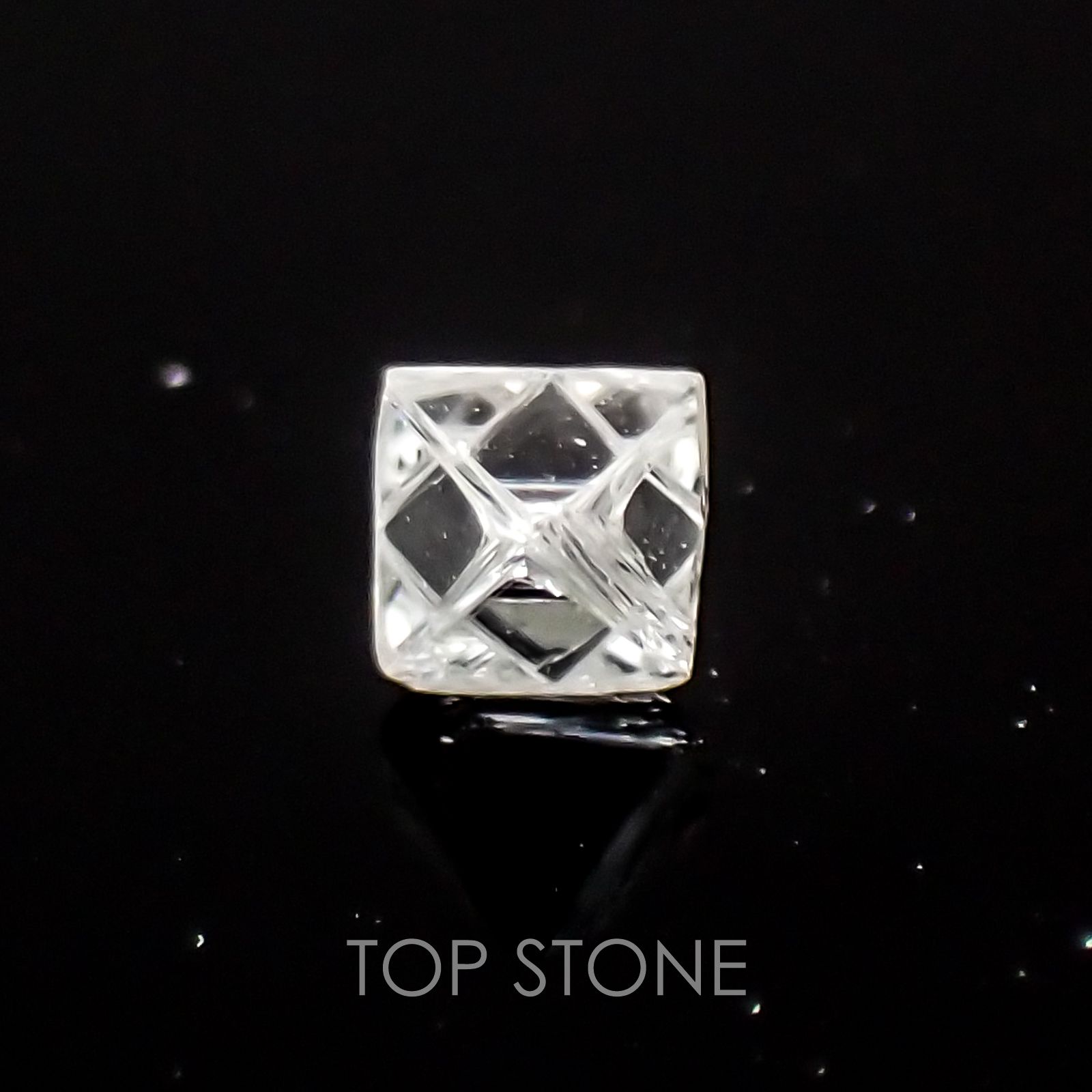 ソーヤブルダイヤモンド 原石 ロシア産 ルース 0.076ct[210310105]2.9×2.4mm前後
