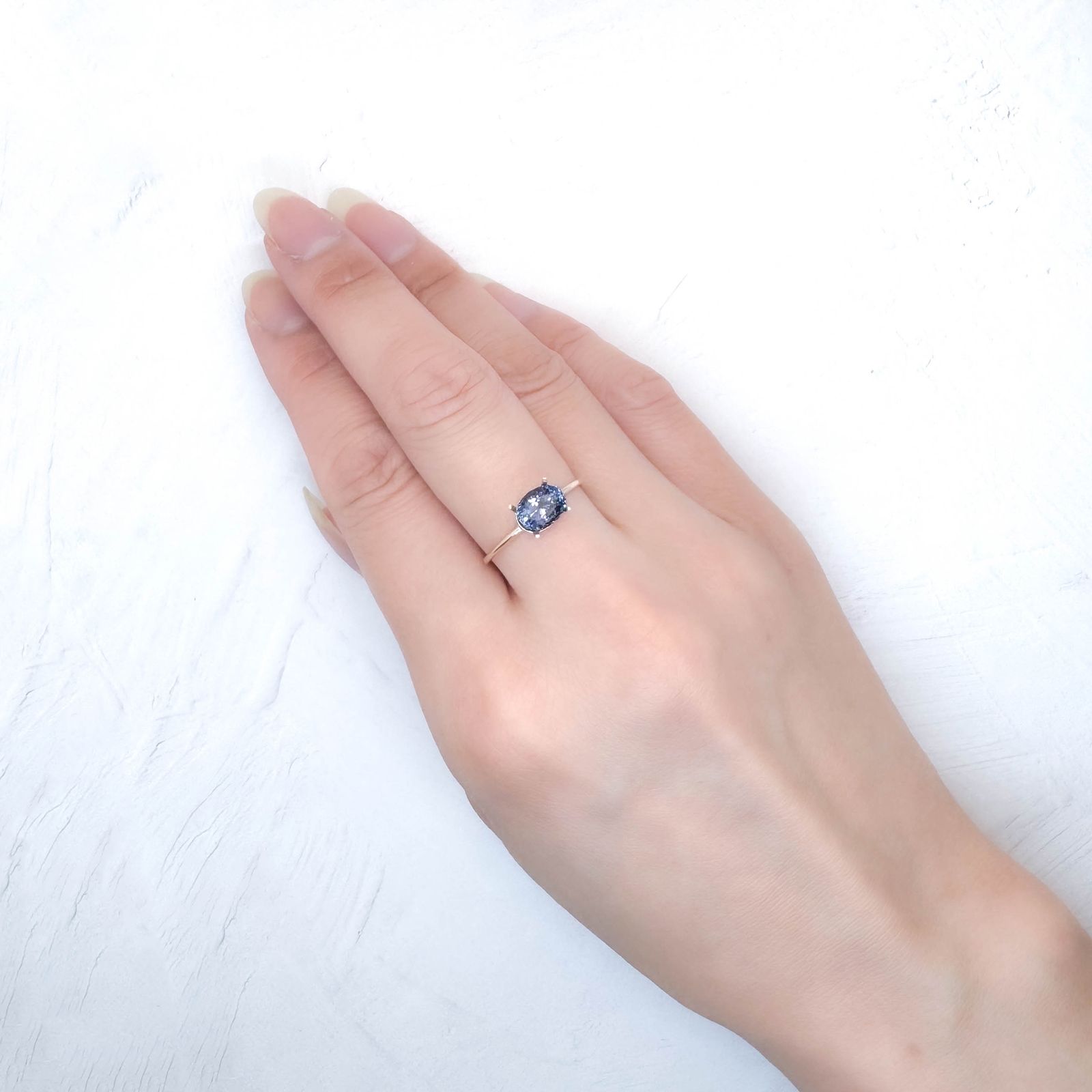 ◇カスタムカット◇タンザナイト(宝石名タンザナイト)タンザニア産 識別済 1.10ct / 7.2x5.5mm前後 [251031214]