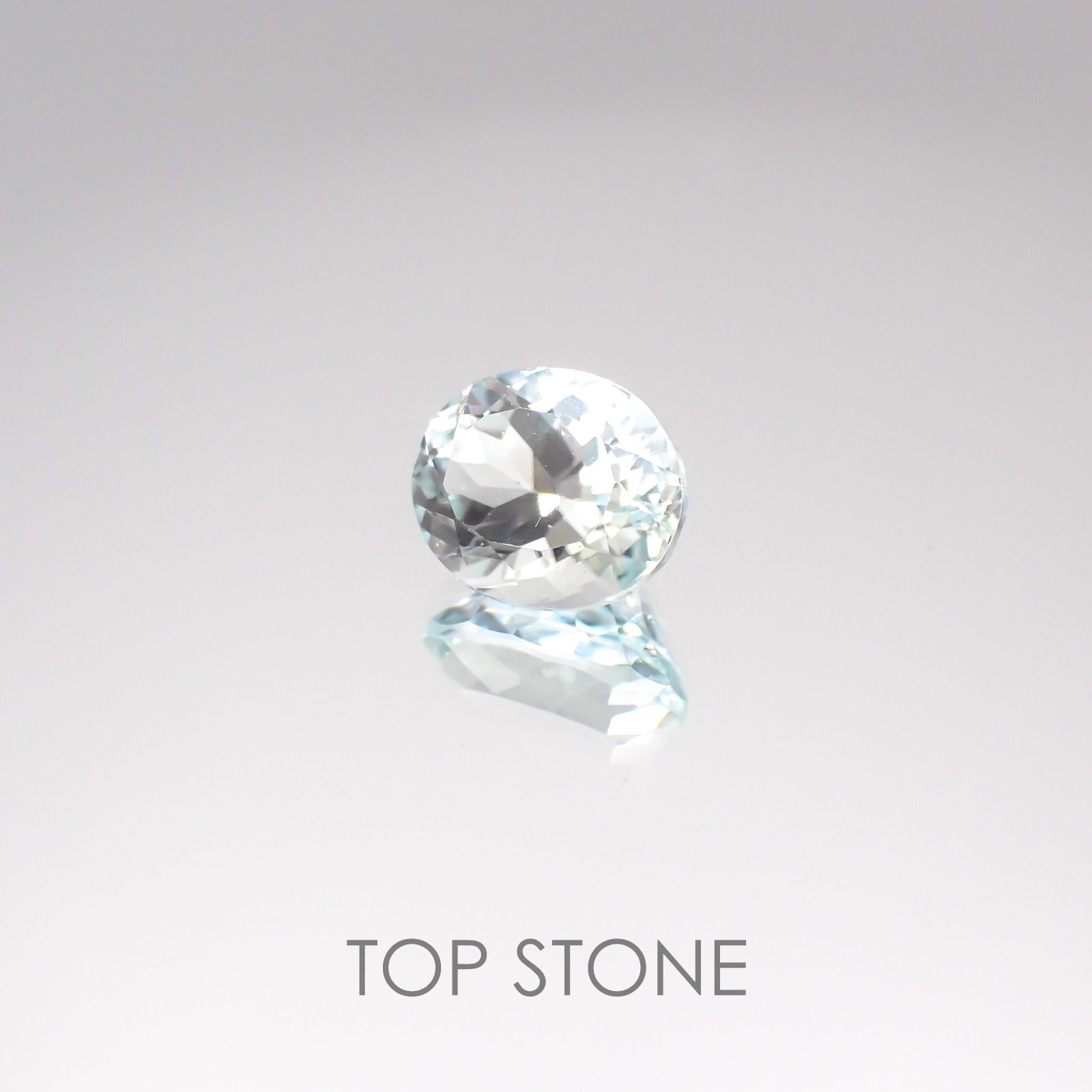 アンブリゴナイト/モンテブラサイト マダガスカル産 ルース 1.69ct[20127381]8×6.8mm前後