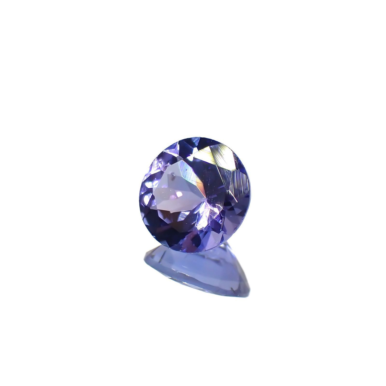タンザナイト(宝石名タンザナイト)タンザニア産 0.70ct 識別済[220516042]5.9x5.9mm前後