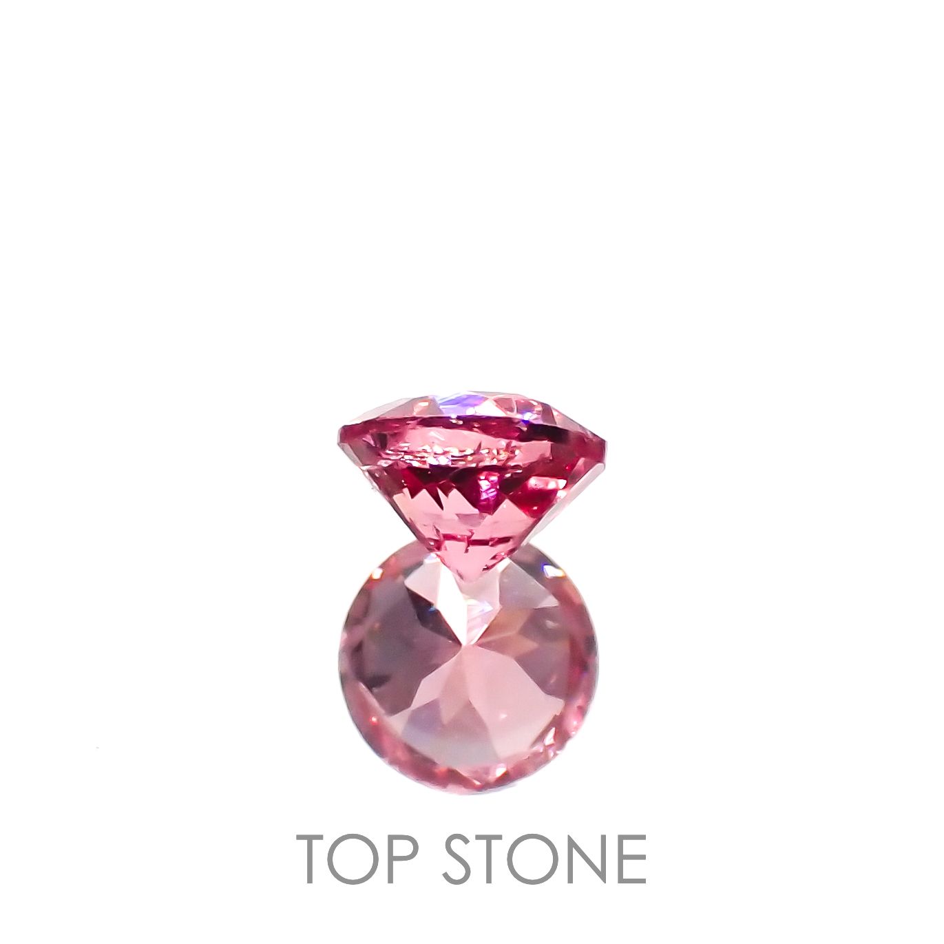ホットピンクスピネル(宝石名ピンク・スピネル)タンザニア産 0.32ct 識別済[230120031]4.1x4.1mm前後