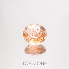 イリュージョンサンストーン インド産 1.78ct[220114213]8.1x8.1mm前後