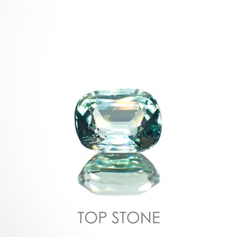 ブルーグリーントルマリン(宝石名トルマリン)アフガニスタン産 0.57ct 識別済[221018345]5.7x4.3mm前後