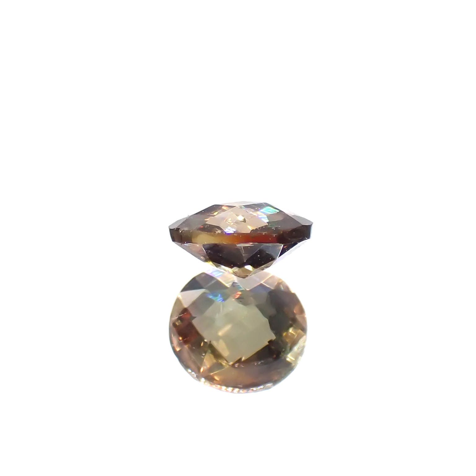 ◇チェッカーカット◇アンダリュサイト スリランカ/マダガスカル産 0.32ct[240226130]4.5x4.5mm前後