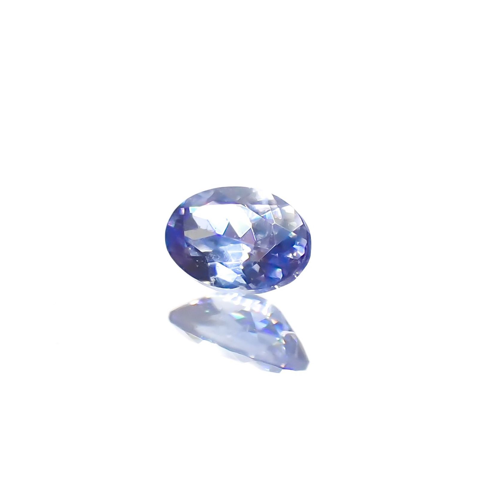 ベニトアイト(宝石名ベニトアイト)アメリカ・カリフォルニア州産 識別済 0.092ct / 3.3x2.3mm前後 [260523204]