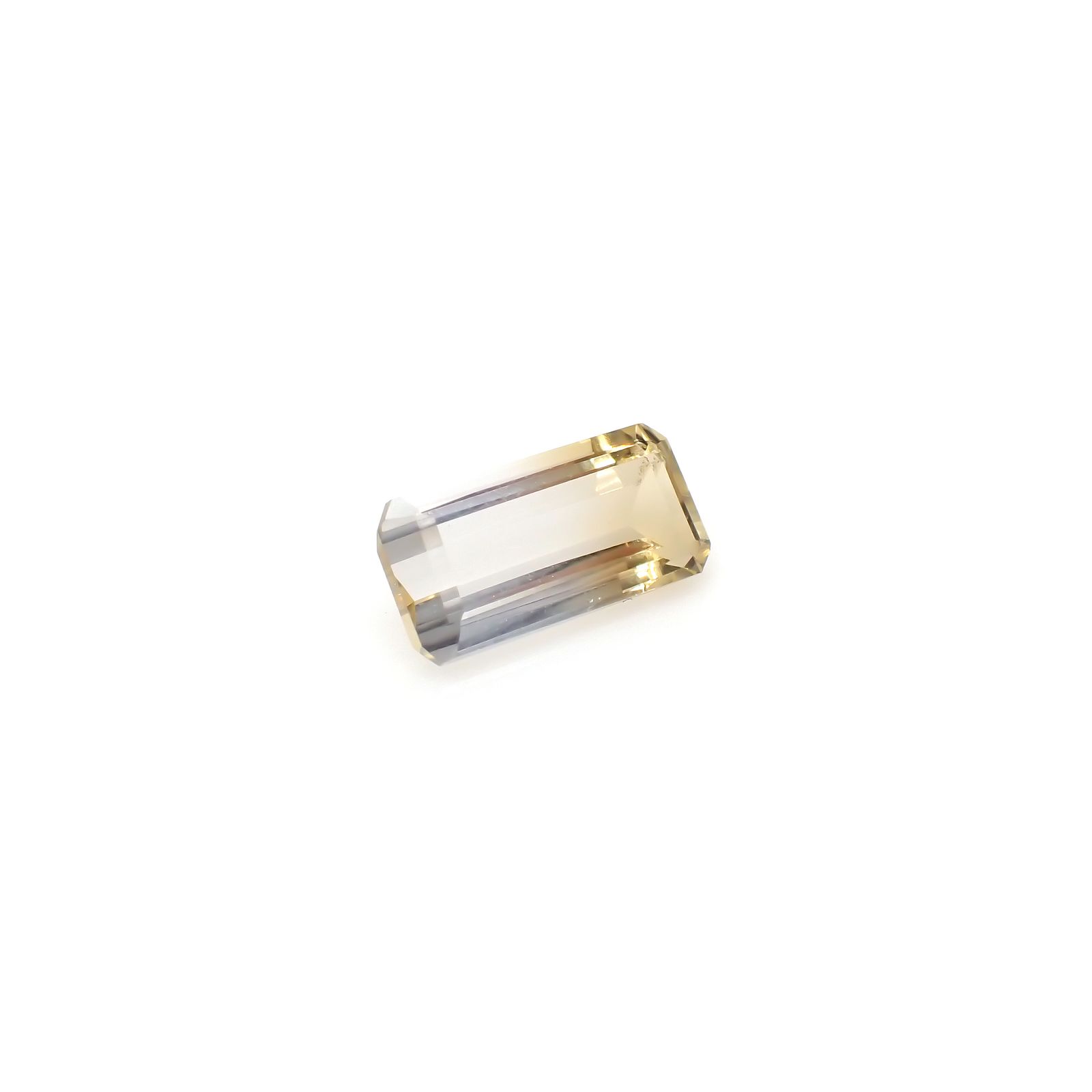 バイカラーシトリン ブラジル・ミナスジェライス州産 4.76ct[240326453]15x7.3mm前後
