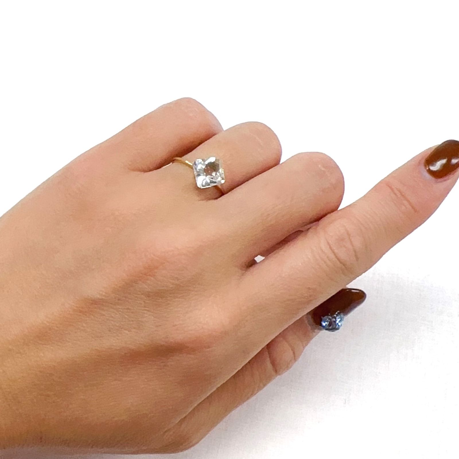 ハイアライトオパール(宝石名オパール)メキシコ産 1.42ct 識別済[231024008]7.3x7.3mm前後