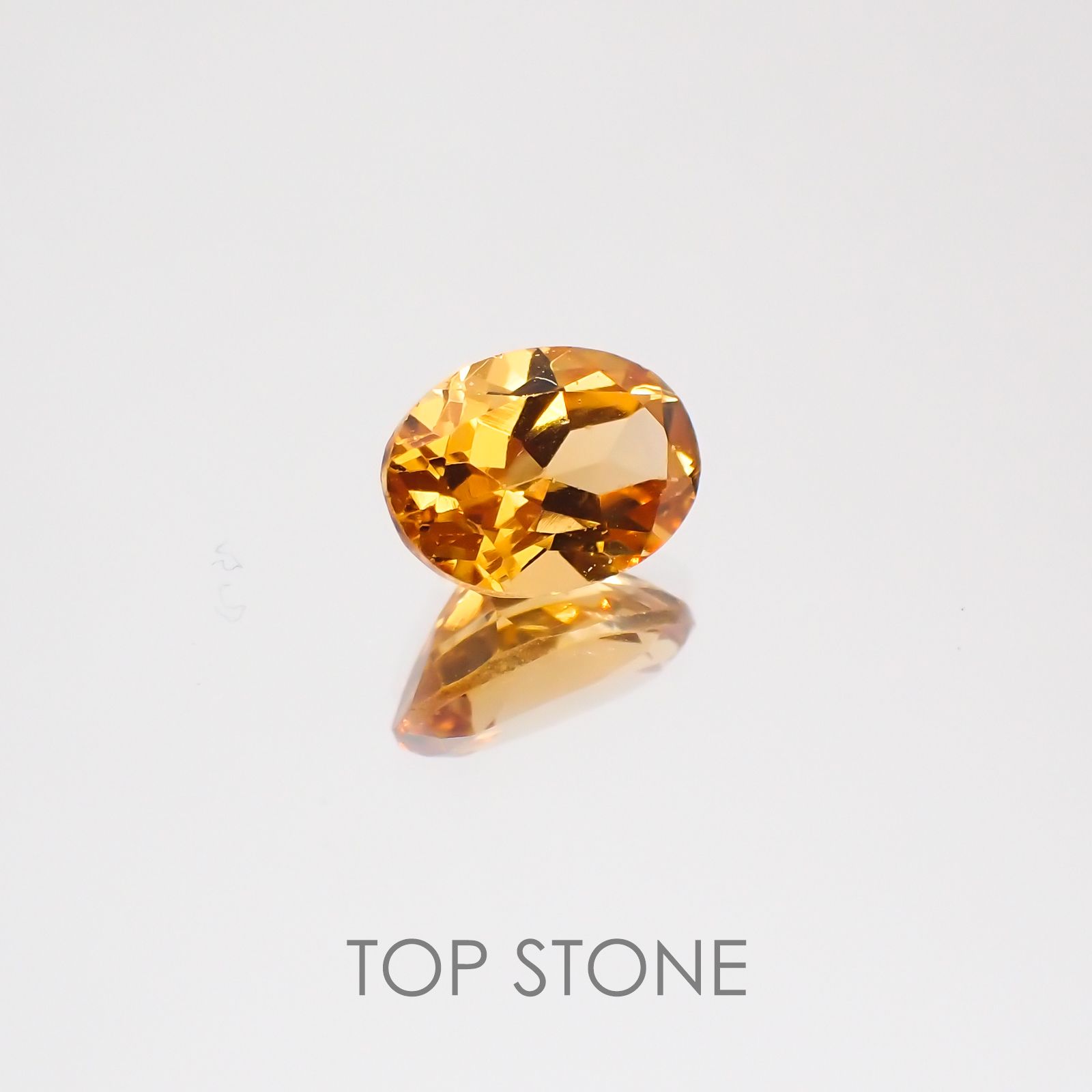 インペリアルガーネット(ヘソナイト) スリランカ産 ルース 0.98ct[20128779]7×4.9mm前後