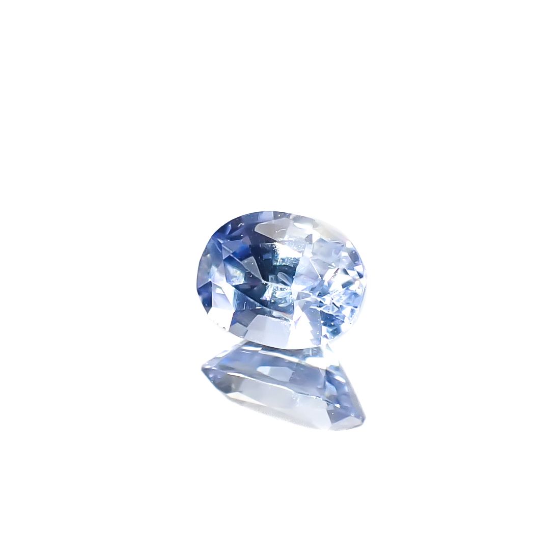 アイスブルーサファイア スリランカ産 0.30ct [250129738]4.6x3.5mm前後