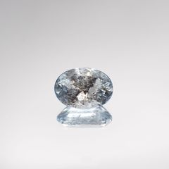 アベンチュリンアクアマリン(宝石名アクアマリン) ナイジェリア産 2.34c 識別済[210712989]10.1×7.2mm前後