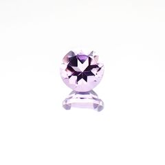 <ランダムセレクト1個販売> ピンクアメジストSA(宝石名アメシスト) ラウンドカット ブラジル産 0.40ct前後 識別済[20107174]5×5mm前後