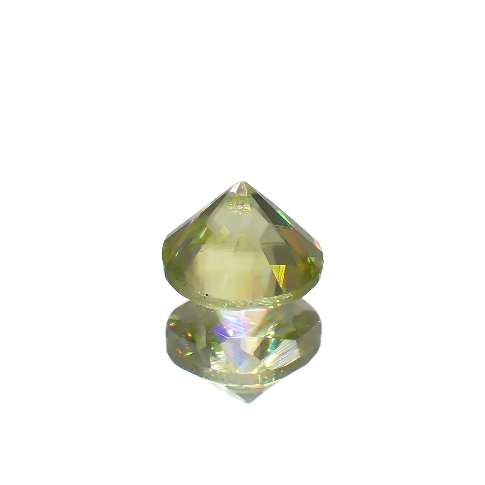 スフェーン(宝石名スフェーン)マダガスカル産 0.34ct 識別済[221219478]4.1x4.1mm前後